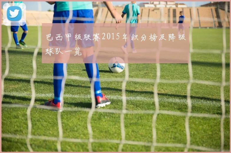 巴西甲级联赛2015年积分榜及降级球队一览